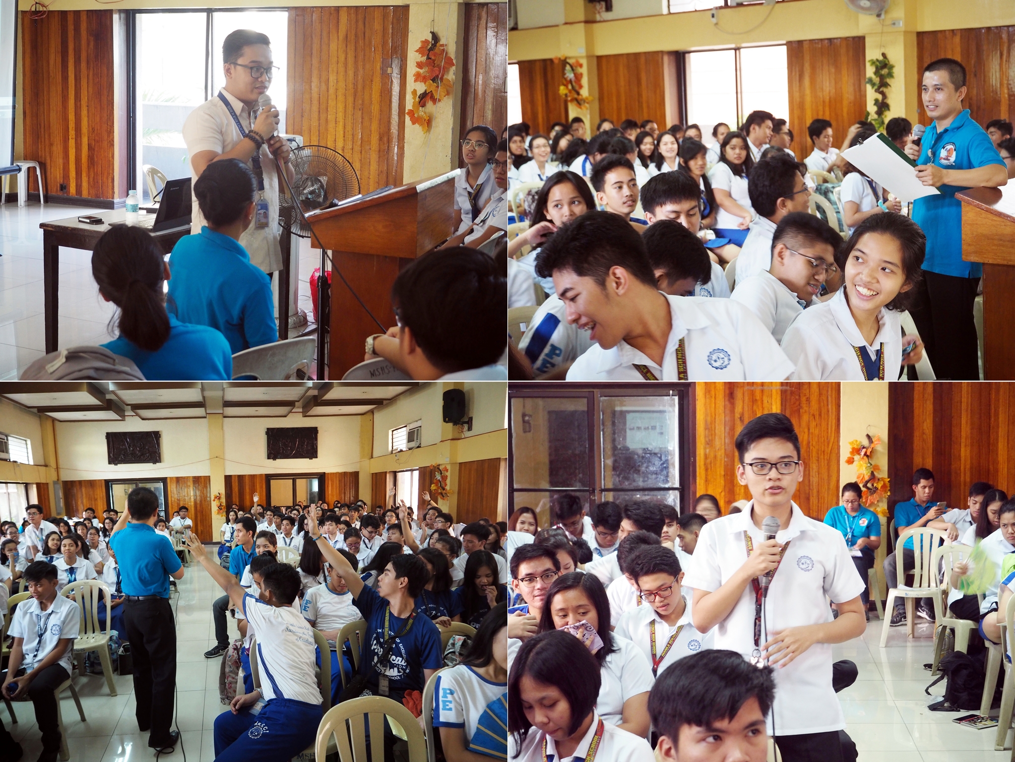 Open forum at the IEC campaign in Manila Science High School